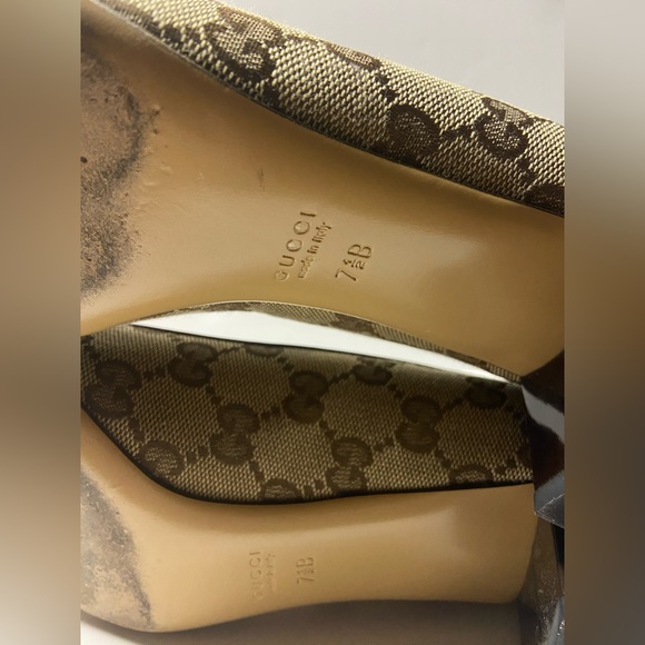 Gucci Beige Heels size 7.5 - Picture 8 of 11